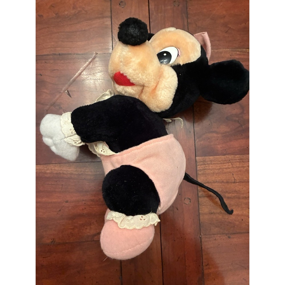 Vintage Baby Minnie Mouse Plush Crawling Vintage Plush